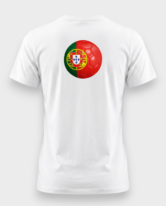 AU48: Portugal White Globe T-Shirt