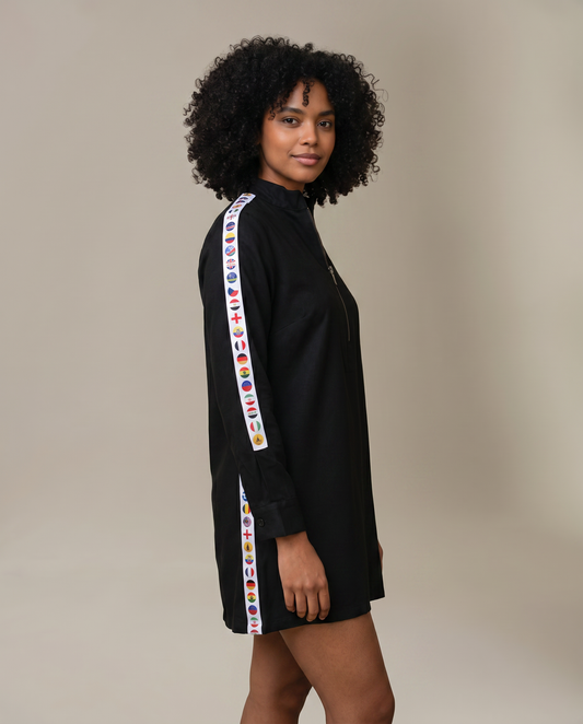 The 48 Collection: Algeria Mthanda Dress — Black