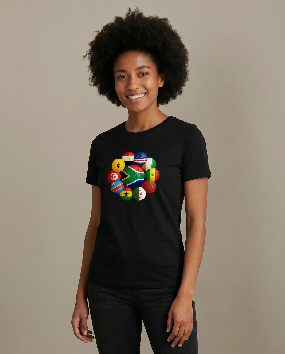The 48 Collection: South Africa Tee — Black