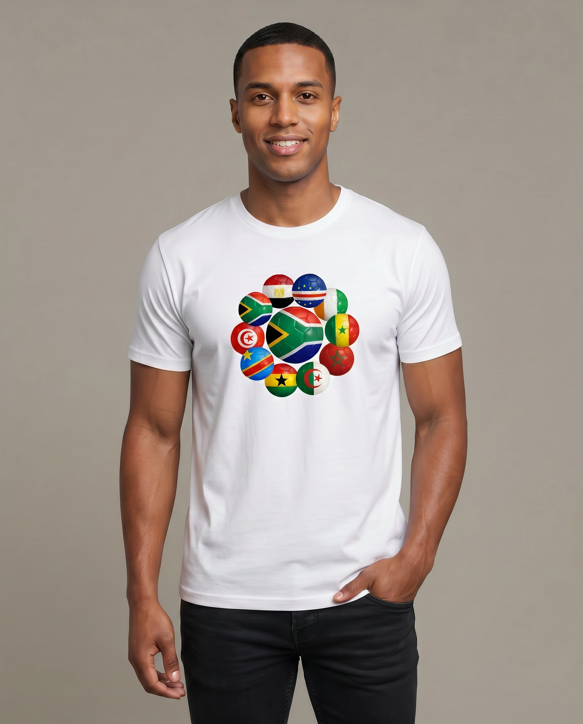 The 48 Collection: South Africa Tee — White