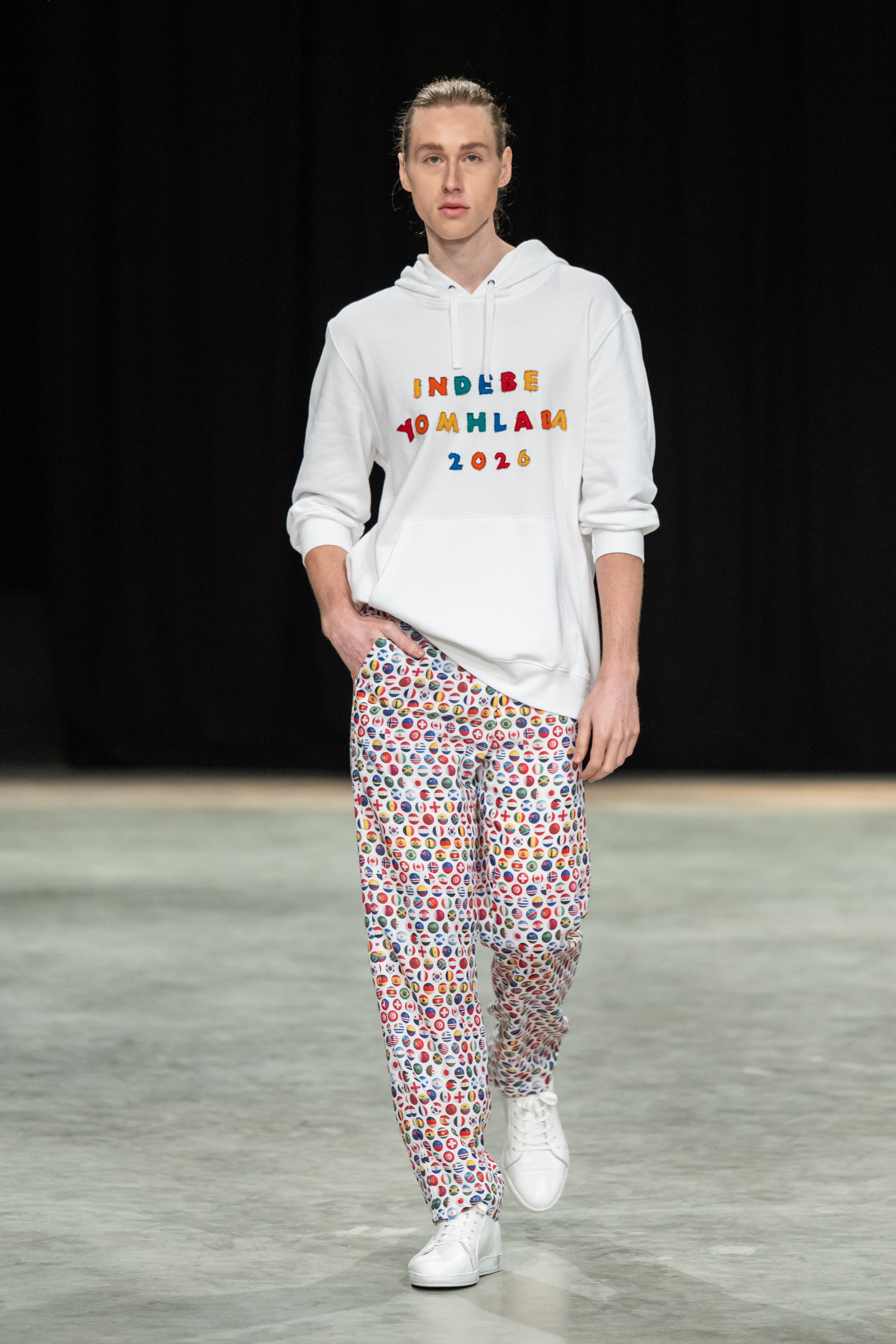 The 48 Collection: South Africa INDEBE YOMHLABA Hoodie — White