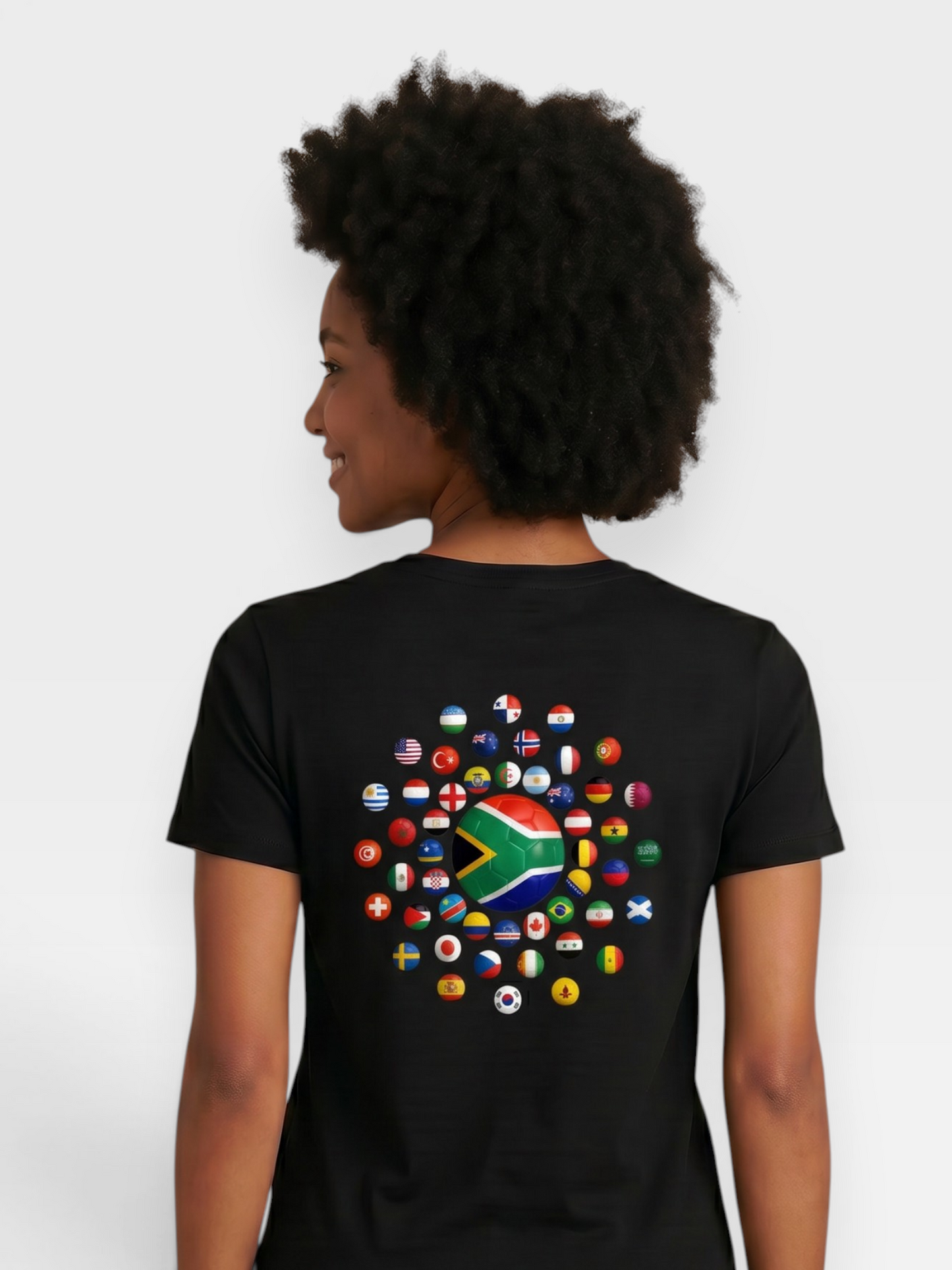 The 48 Collection:  SA Tee — Black & White