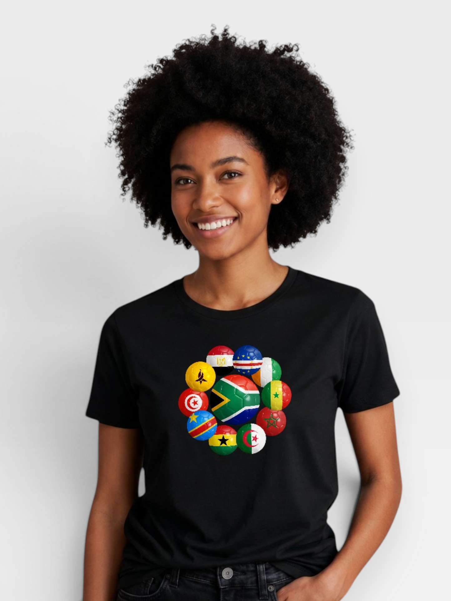The 48 Collection:  SA Tee — Black & White