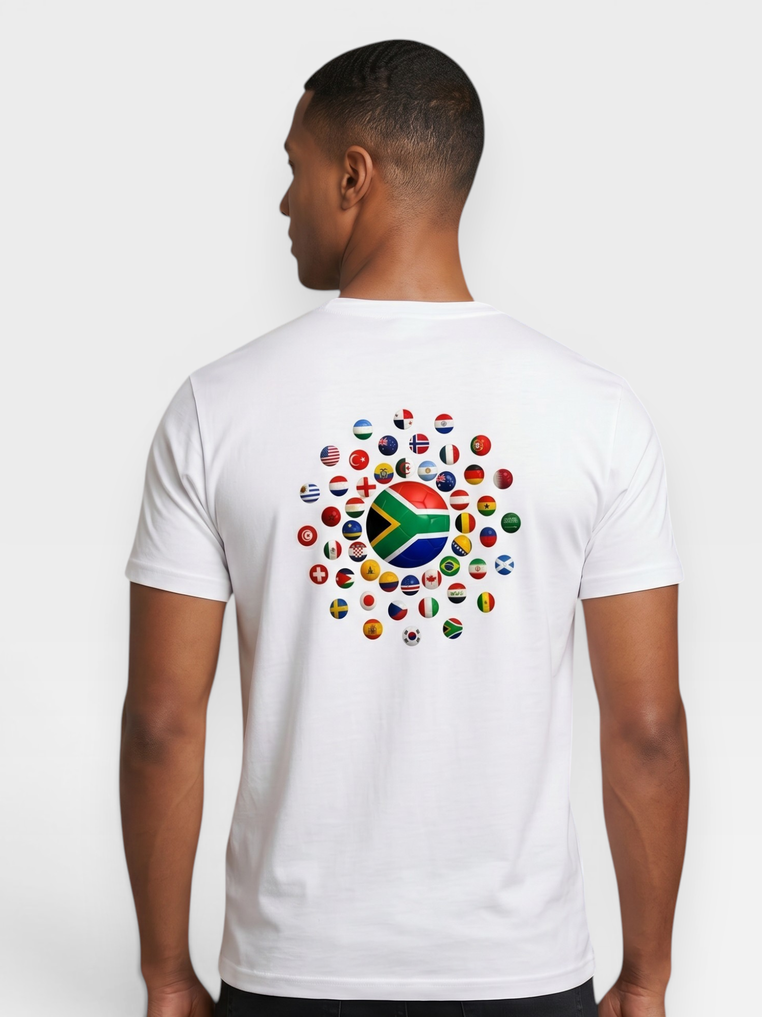 AU48: Austria White Globe T-Shirt