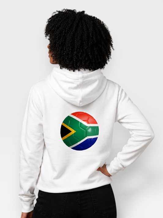 The 48 Collection: South Africa  Globe Hoodie — White