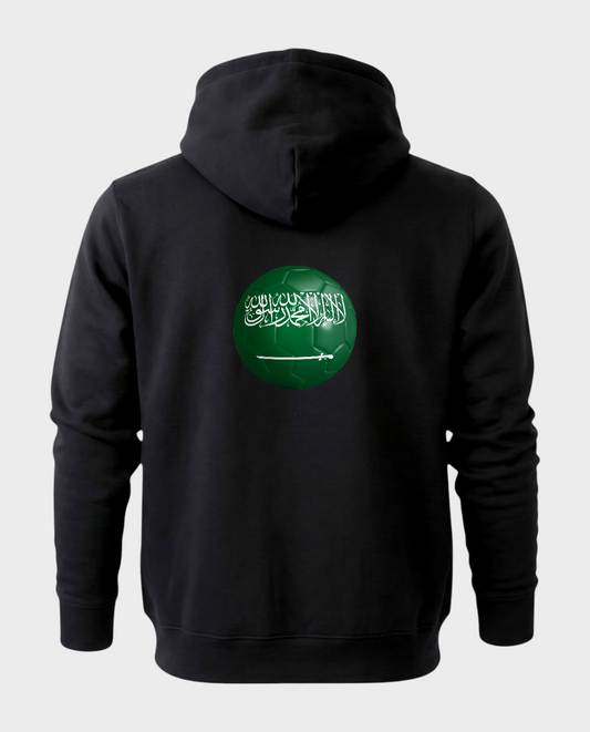 AU48: Saudi Arabia Black Globe Hoodie