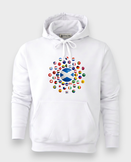 AU48: Scotland White Globe T-Shirt