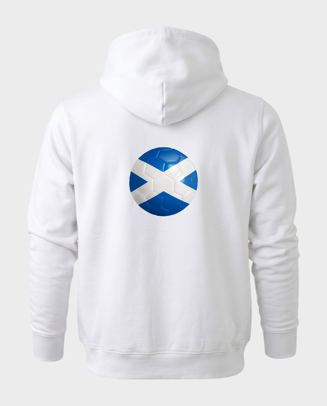 AU48: Scotland White Globe Hoodie