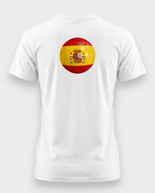 AU48: Spain White Globe T-Shirt