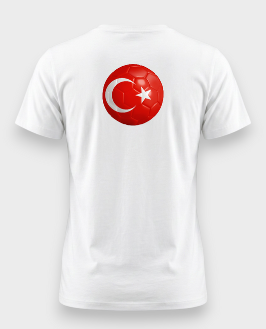 AU48: Türkiye White Globe T-Shirt