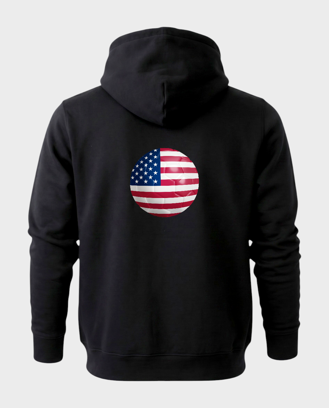 AU48: USA Black Globe Hoodie
