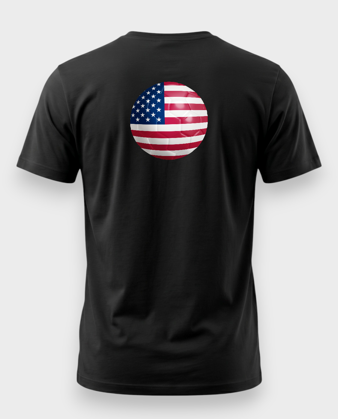 AU48: USA Black Globe T-Shirt