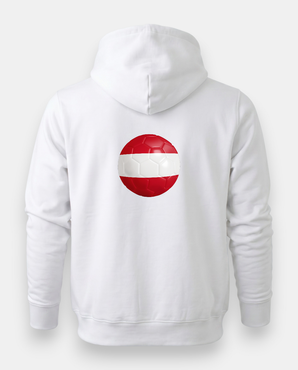 AU48: Austria White Globe Hoodie