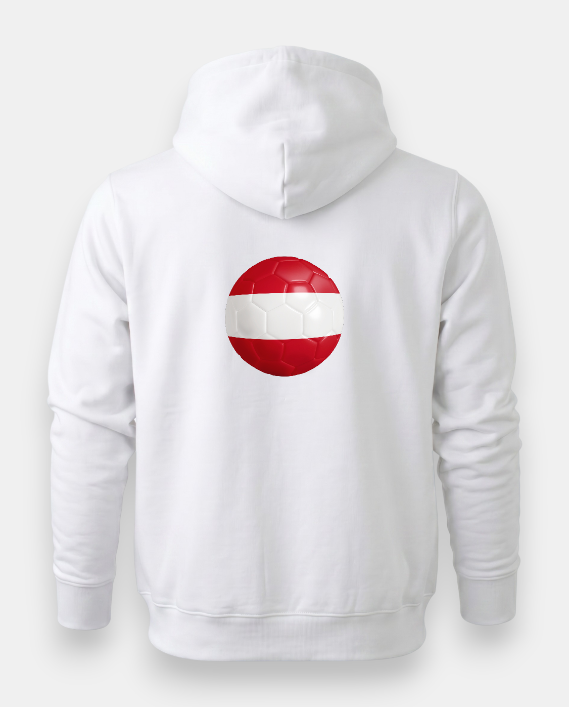 AU48: Austria White Globe Hoodie