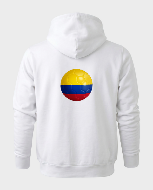 AU48: Colombia White Globe Hoodie