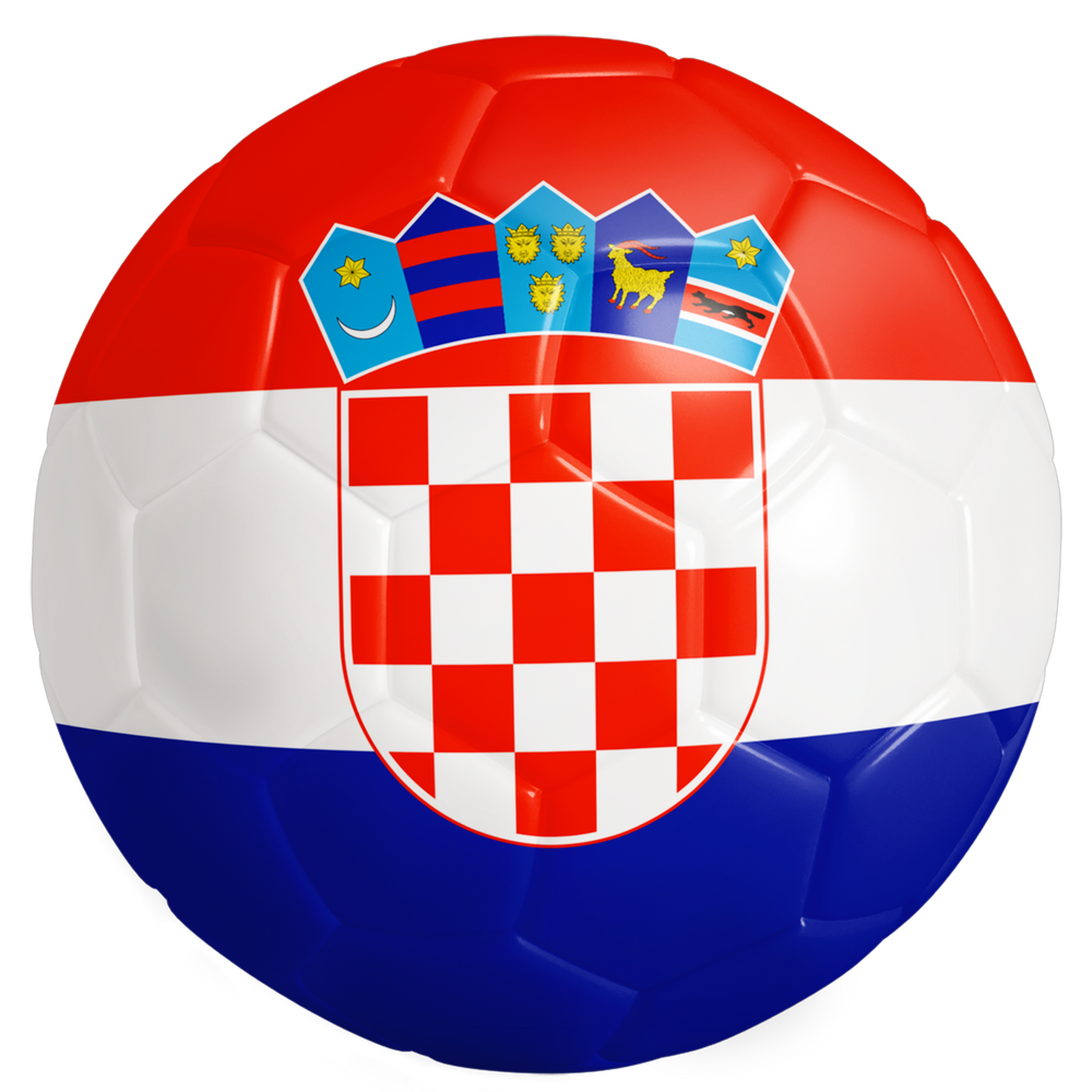 AU48: Croatia Black Globe Hoodie